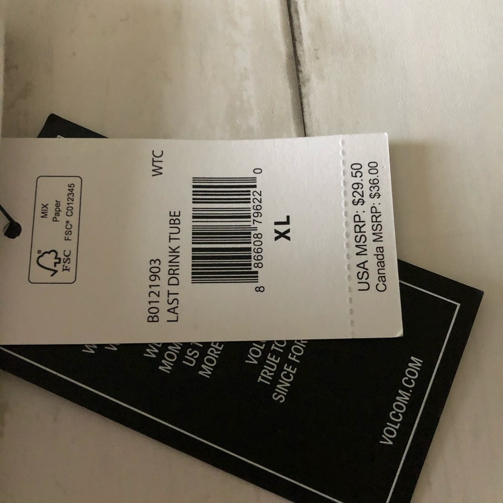 Volcom | Last Drink Tube Top - Picture 8 of 8